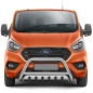 Preview: Frontschutzbügel - Ford Transit Custom I (2018-2023) - 70mm ø - mit Unterfahrschutz