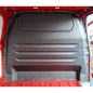 Preview: Trennwand B-Säule ABS - Ford Transit Custom II/ VW New Transporter T7 - ohne Scheibe, stoffbezogen