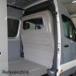 Preview: Trennwand B-Säule GfK - Mercedes Sprinter W907/ W910 (ab 18-) H1 - ohne Scheibe