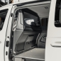 Preview: Trennwand B-Säule ABS - VW Caddy V Life (20-)/ Ford Connect Tourneo III (24-) mit Scheibe/ Boden L2