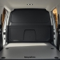 Preview: Trennwand B-Säule ABS - VW Caddy V Life (20-)/ Ford Connect Tourneo III (24-) ohne Scheibe/ Boden L2