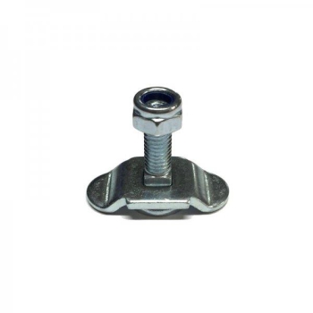 Schraubfitting M8 x 25 mit Mutter für Airlineschiene - Klemmbereich 0 - 7 mm