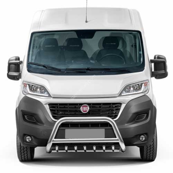 Frontschutzbügel - Jumper/Movano C/Boxer/ProAce Max/ Ducato (06-) - 70mm mit Kurbelgehäuseschutz