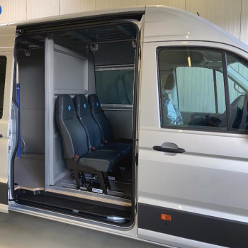 Preview: Trennwand-Flex - Mercedes Sprinter ab 2018- (W910) - Hochdach/ H2/ FWD