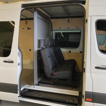 Trennwand-Flex - VW Crafter II ab 2017-/ MAN TGE - Hochdach/ H3/ FWD