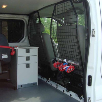 Trenngitter B-Säule mit Durchgang - Vivaro A/B/ Talento/ NV300/ Trafic II/III/ Primastar