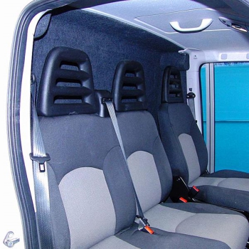 Trennwand B-Säule GfK - Iveco Daily (99-14) - ohne Scheibe