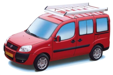 Alu-Dachträger Fiat Doblo 2000-2010 - L1H1, Heckklappe