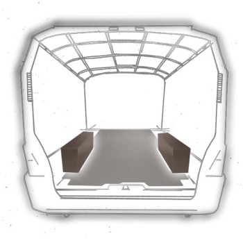 Radkastenschutz Holz (Braun) - Dacia Logan Van ab 2008