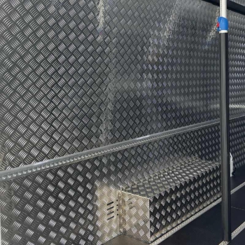 Seitenverkleidung 1,5/ 2mm Alu-Riffel - Vivaro B/ Talento/ NV300/ Trafic III/ Primastar (22-) - L2/ 