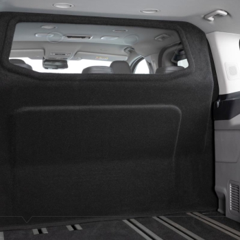Trennwand C-Säule GfK - Ford Custom Tourneo II (23-)/ VW New Caravelle (T7/ 24-) - mit Scheibe