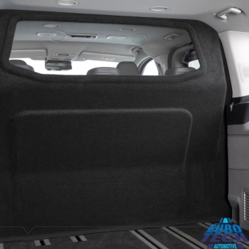 Trennwand C-Säule GfK - Ford Custom Tourneo II (23-)/ VW New Caravelle (T7/ 24-) - mit Scheibe