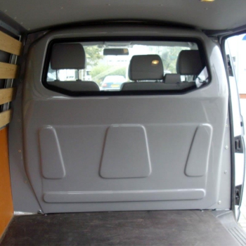 Trennwand B-Säule GfK - VW T5/ T6/ T6.1 (ab 03-) Schiebedach - mit Scheibe