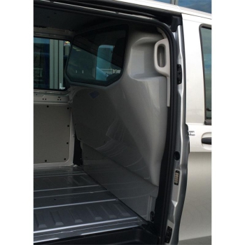 Trennwand B-Säule GfK - Mercedes Vito (ab 14-) ohne Durchlademögl.+ Griffmulde R - mit Scheibe