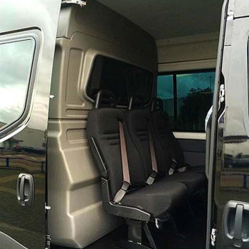 Trennwand C-Säule ABS - Iveco Daily (ab 14-) H1 - ohne Scheibe (DG)