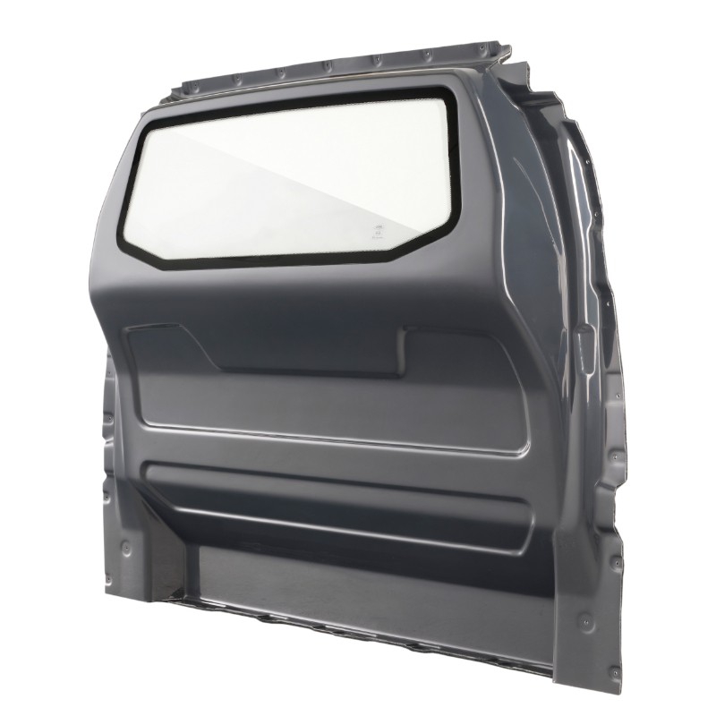 Trennwand B-Säule GfK - Ford Transit Custom II (ab 23-)/ VW New Transporter T7 (24-) - mit Scheibe