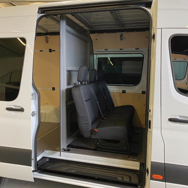 Trennwand-Flex - Mercedes Sprinter (ab 06- W906/ W907) VW Crafter I (06-17) - Hochdach/ H2/ RWD/ 4x4