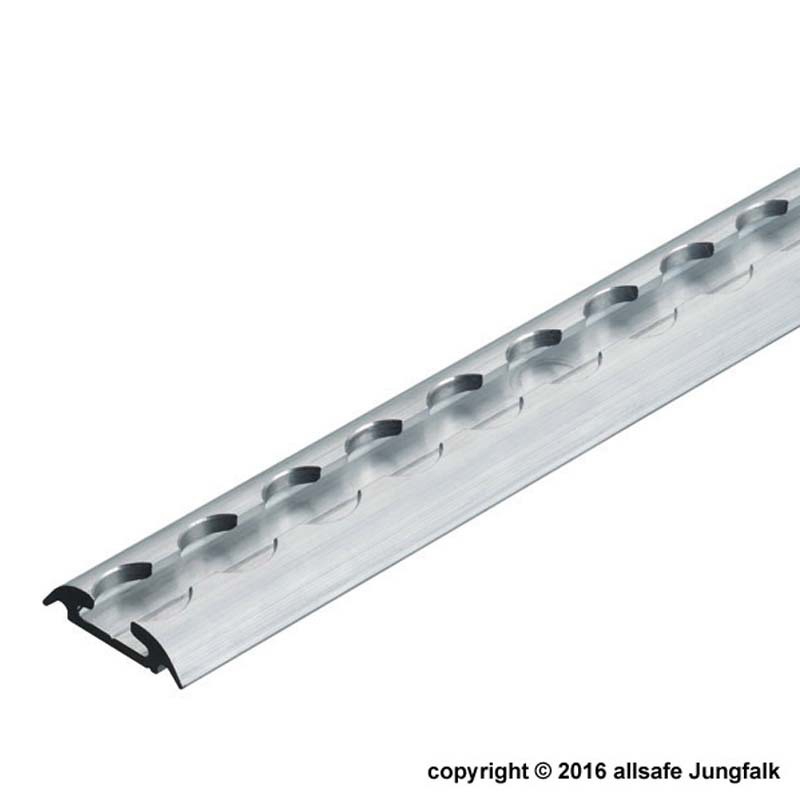 Airlineschiene - halbrund - light - 1,5 Meter
