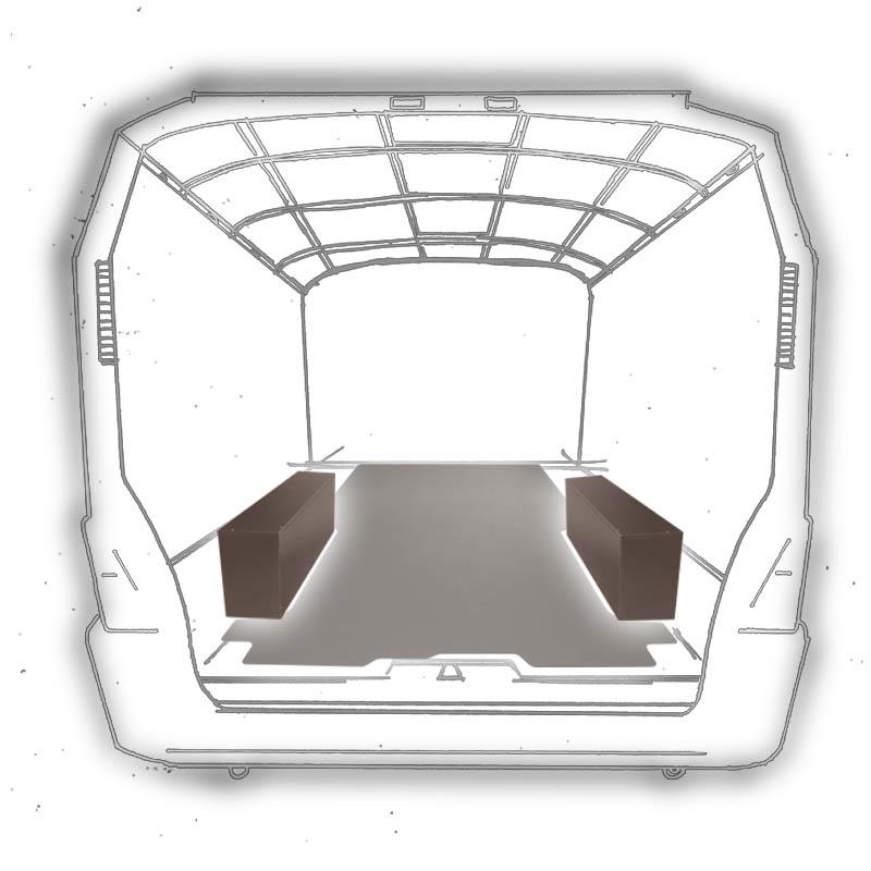 Radkastenschutz Holz (Braun) - Iveco Daily 1999-2014