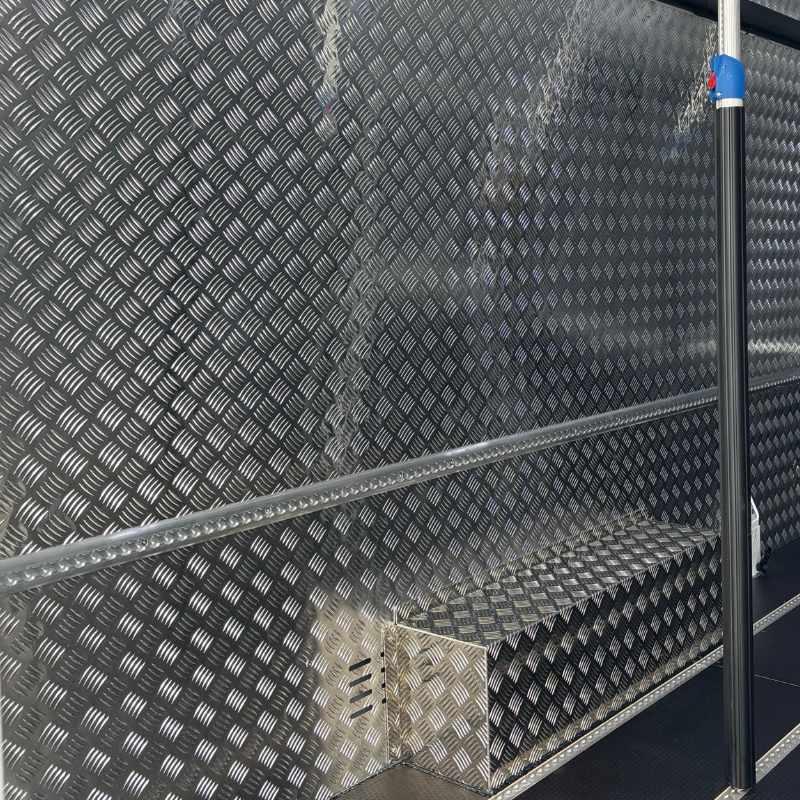 Seitenverkleidung 1,5/ 2mm Alu-Riffel - VW New Transporter T7 (24-) - L1H1/ FT/BIG