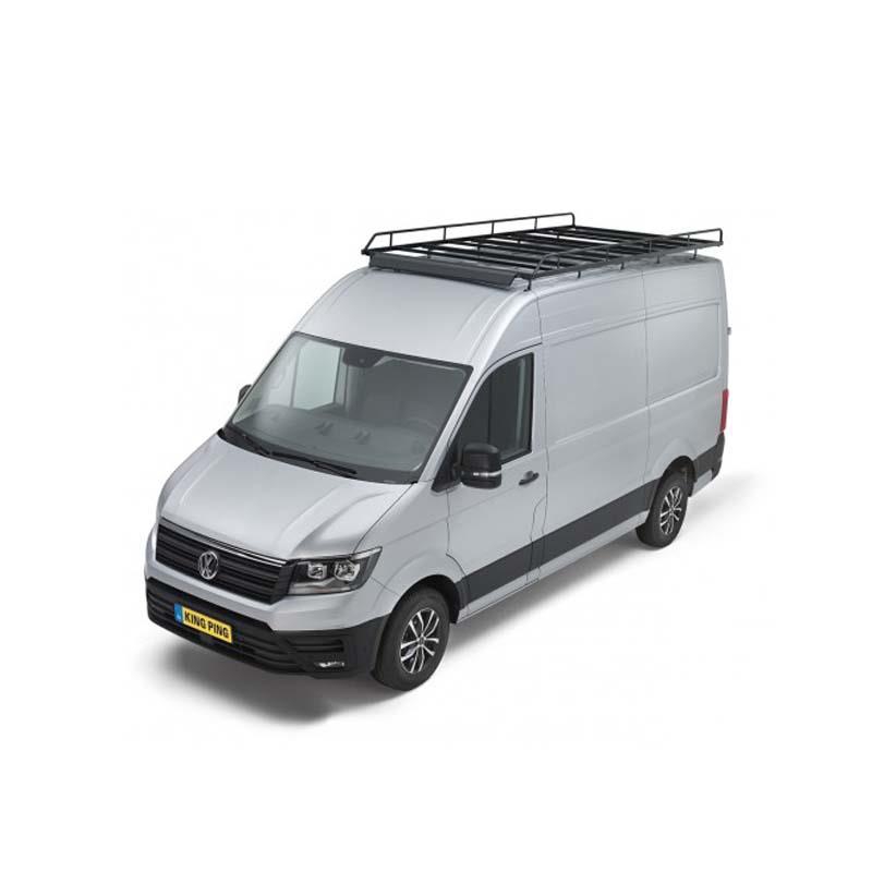 Stahl-Dachträger - MAN TGE/ VW Crafter ab 2017- L3H2 (RS3640mm) inkl. Spoiler (für original Schiene)