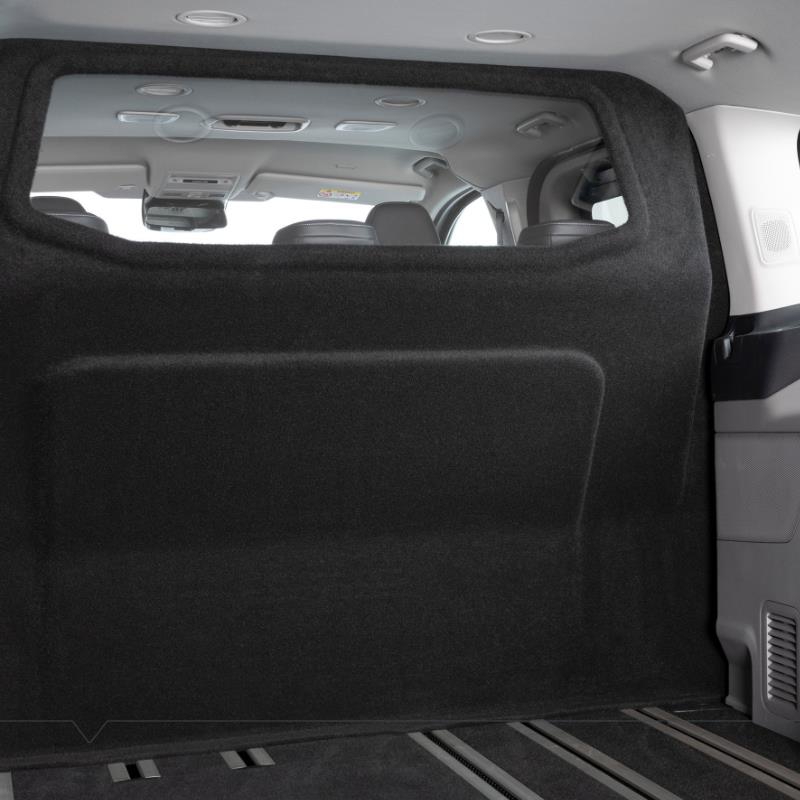 Trennwand C-Säule GfK - Ford Custom Tourneo II (23-)/ VW New Caravelle (T7/ 24-) - mit Scheibe