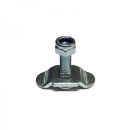 Schraubfitting M8 x 25 mit Mutter für Airlineschiene - Klemmbereich 0 - 7 mm
