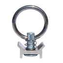 Endbeschlag mit Ring für Airlineschiene - Single Stud Fitting - Aluminiumretainer