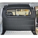 Trennwand B-Säule ABS - Citroen Berlingo/ Peugeot Partner (2008-2018) - mit Scheibe, stoffbezogen