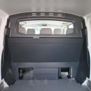 Trennwand C-Säule ABS - VW T5/ T6/ T6.1 (Doppelkabine/ SDR) - mit Scheibe